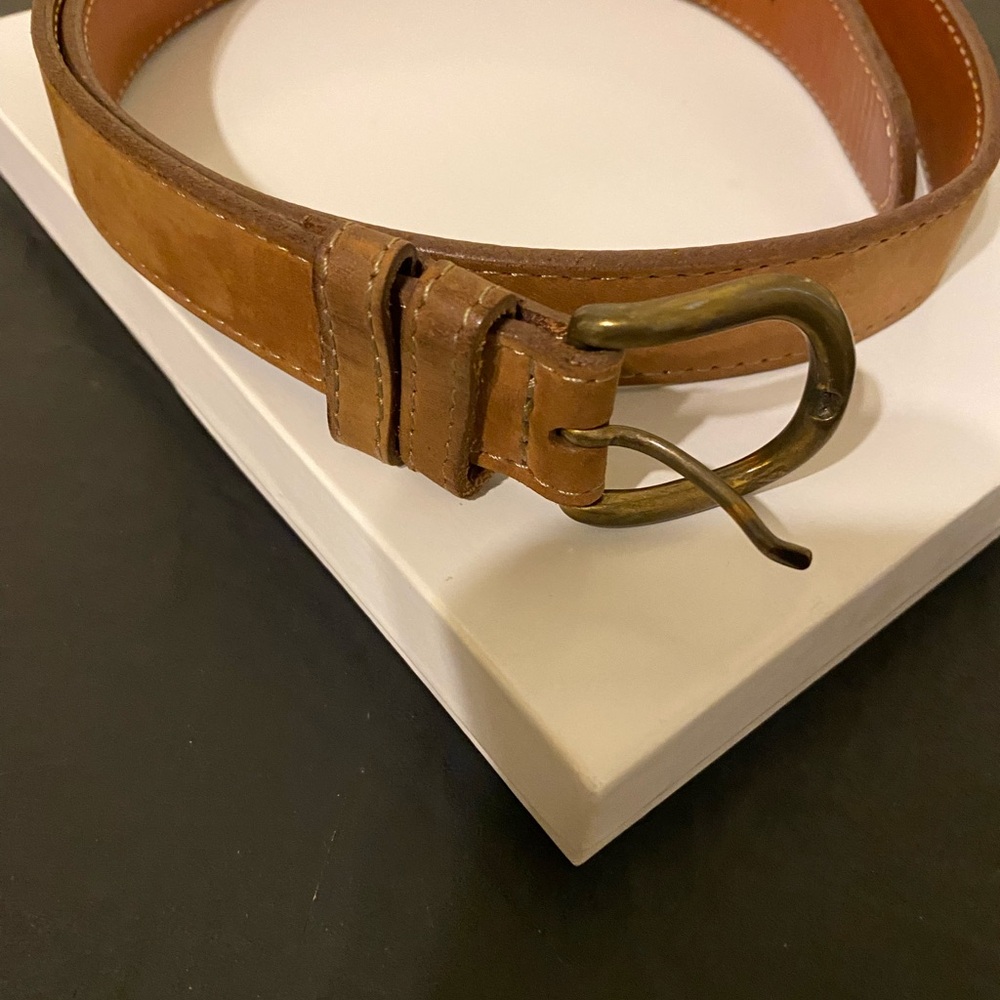 GAP Genuine  Ladies Leather Brown Casual Everyday Belt Size L